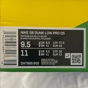 Nike SB Dunk Low Pro Parra Abstract